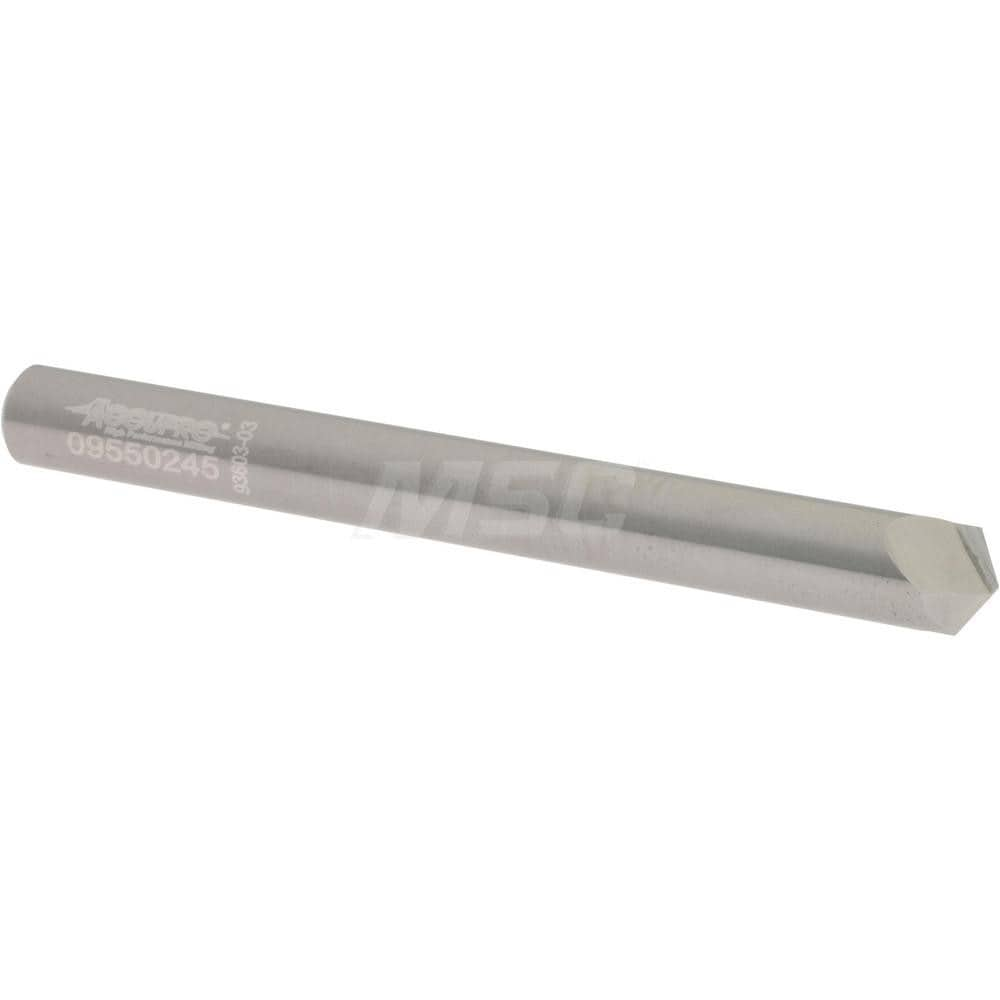 Accupro 922500120 Chamfer Mill: 2 Flutes, Solid Carbide 