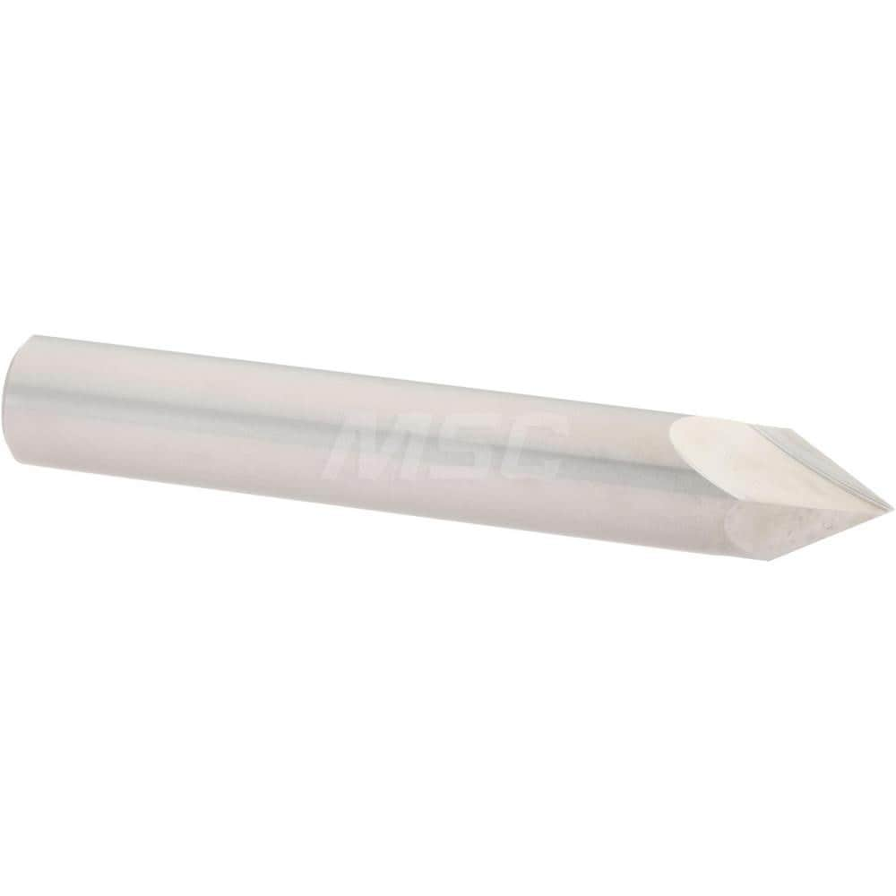 Accupro 923750060 Chamfer Mill: 2 Flutes, Solid Carbide 