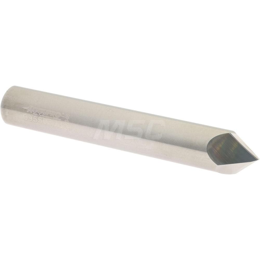 Accupro 923750082 Chamfer Mill: 2 Flutes, Solid Carbide 