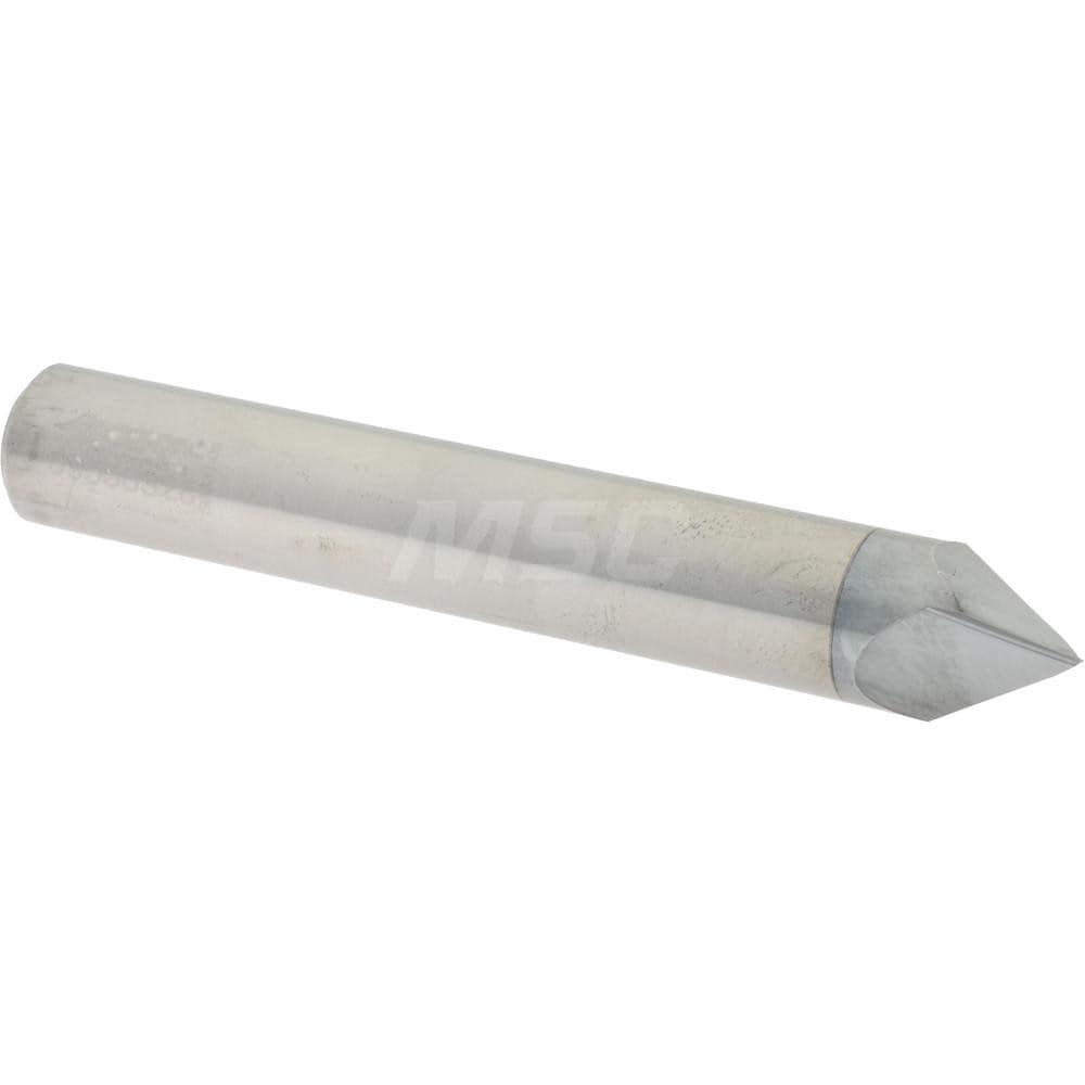 Accupro 923750082C4 Chamfer Mill: 2 Flutes, Solid Carbide 