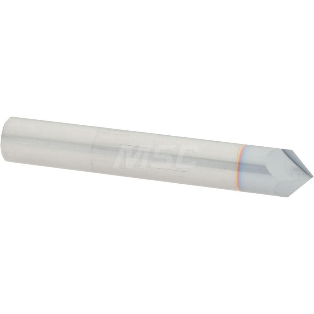 Accupro 923750090C4 Chamfer Mill: 2 Flutes, Solid Carbide 