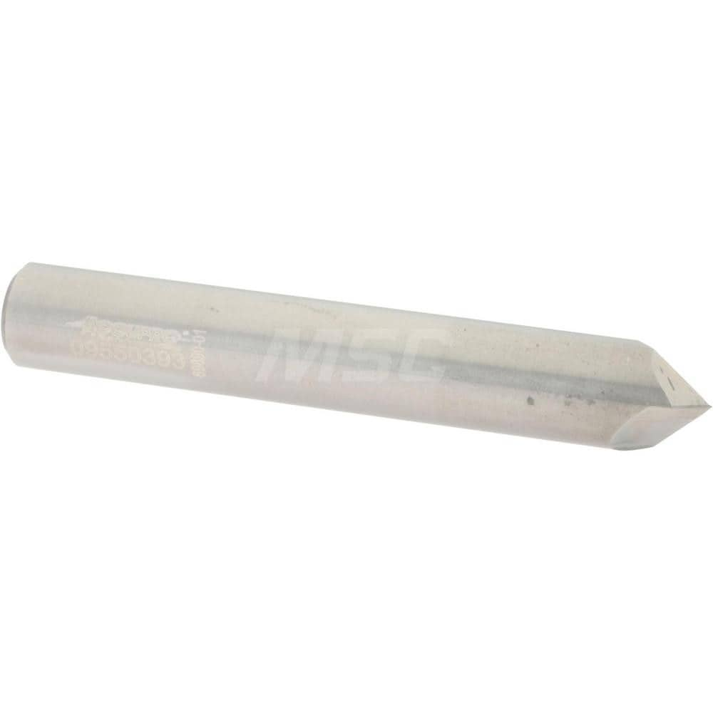 Accupro 923750120 Chamfer Mill: 2 Flutes, Solid Carbide 