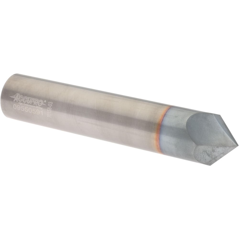 Accupro 927500090C4 Chamfer Mill: 2 Flutes, Solid Carbide Image