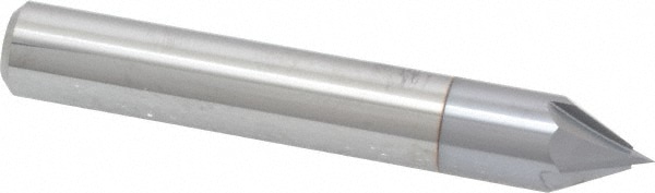 Accupro 943750060C4 Chamfer Mill: 4 Flutes, Solid Carbide 