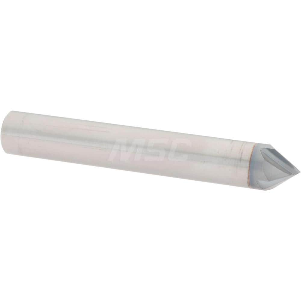 Accupro 943750082C4 Chamfer Mill: 4 Flutes, Solid Carbide 