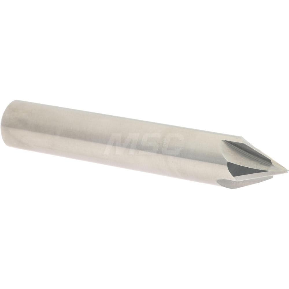 Accupro 945000060 Chamfer Mill: 4 Flutes, Solid Carbide 