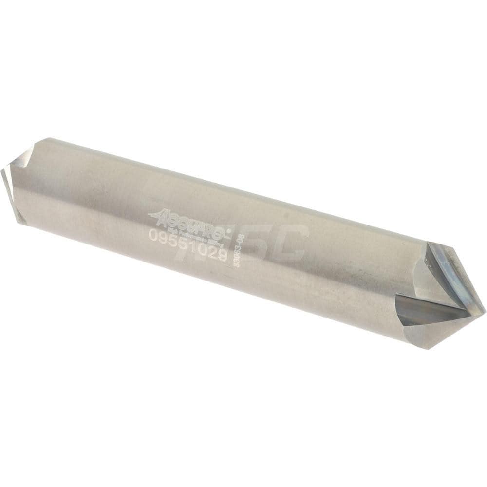 Accupro 945000090DE Chamfer Mill: 4 Flutes, Solid Carbide 