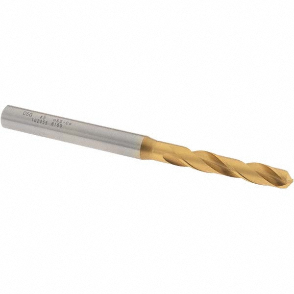 OSG 10205505 Screw Machine Length Drill Bit: 0.2055" Dia, 130 &deg;, Cobalt High Speed Steel Image