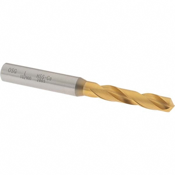 OSG - Screw Machine Length Drill Bit: Letter L, 130 deg Point, Cobalt ...