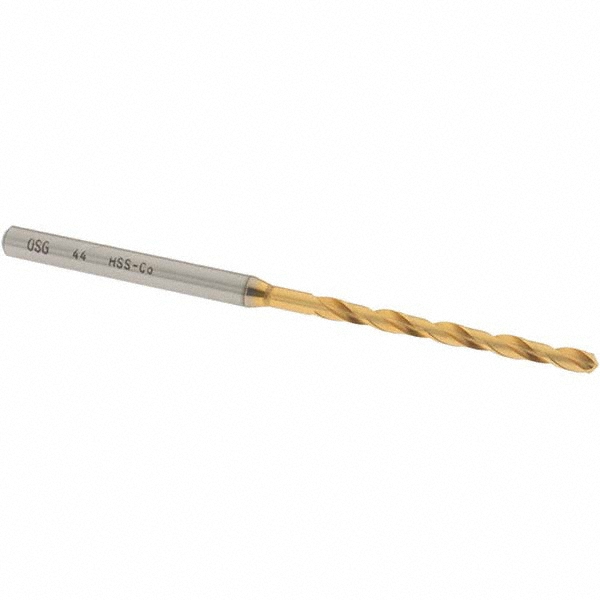 Irwin 3-Pack Of #44 Drill Bits (.0860" / 2.18mm) - High Speed Steel, Model 81144