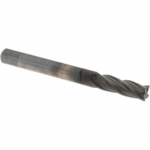 OSG 70401116 Square End Mill: 1/4 Dia, 3/4 LOC, 1/4 Shank Dia, 2-1/2 OAL, 4 Flutes, Solid Carbide Image