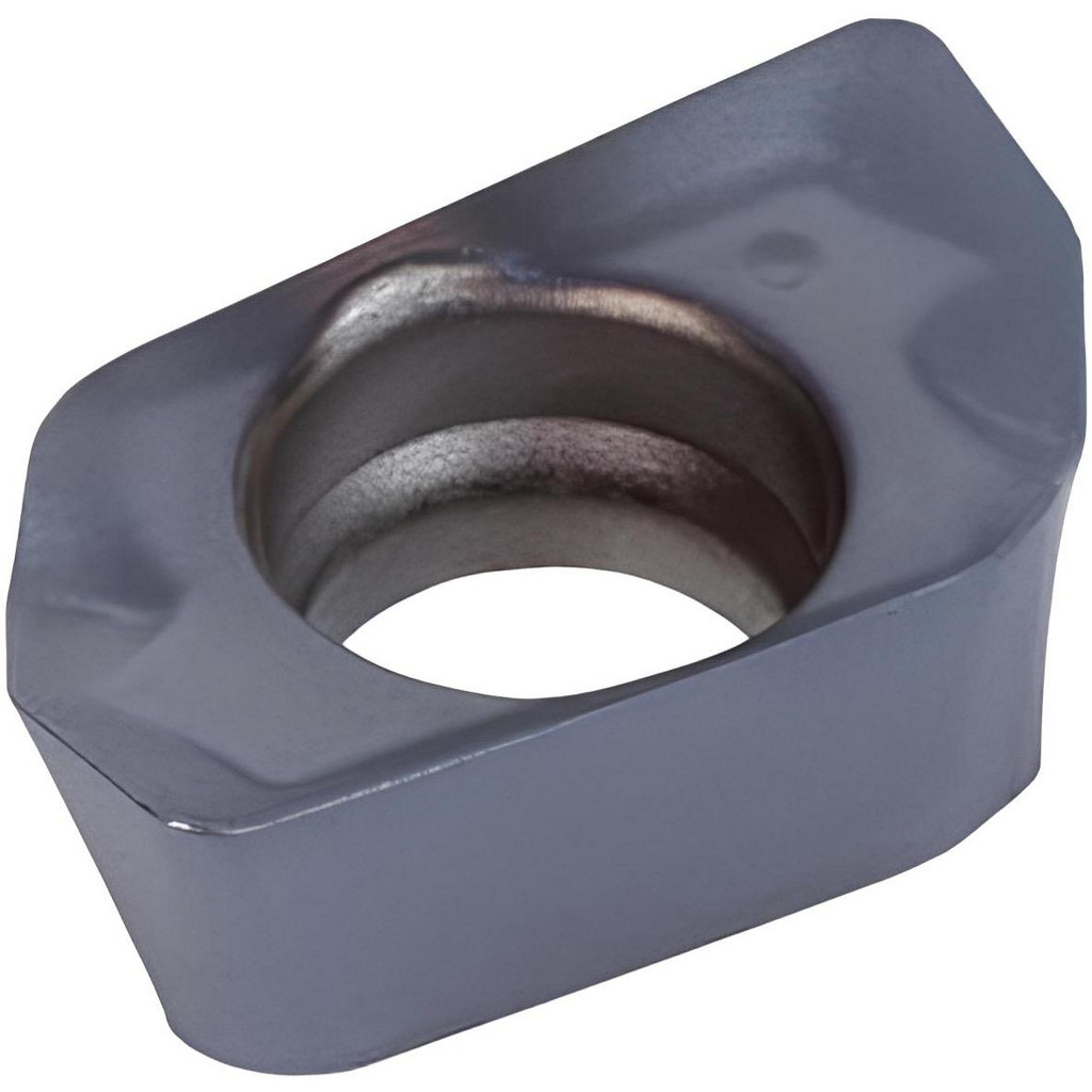 Tungaloy Milling Insert: ANSI AVMT040204PPER-MM AH3225, ISO AVMT040204PPER-MM AH3225, AH3225, Solid Carbide - TiAlN Finish, 0.0830" Thick, 0.1380"