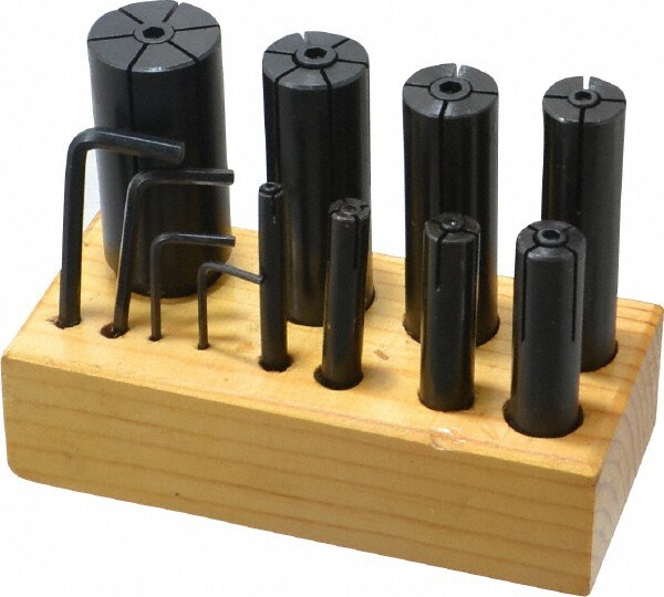 8 Piece 1/8" Increment Expanding Lathe Arbor Set