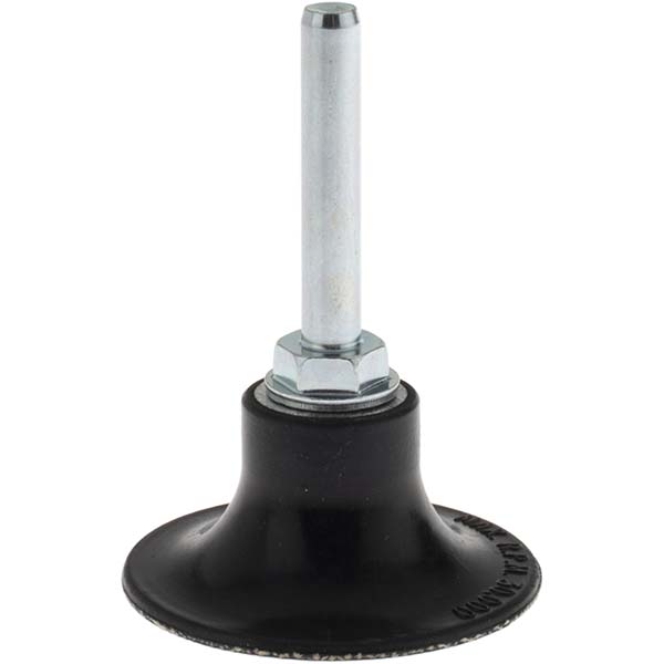 Disc Backing Pad: 2" Dia, Quick-Change Type TR / Type 3 - 1/4" Shank, 30000 Max RPM