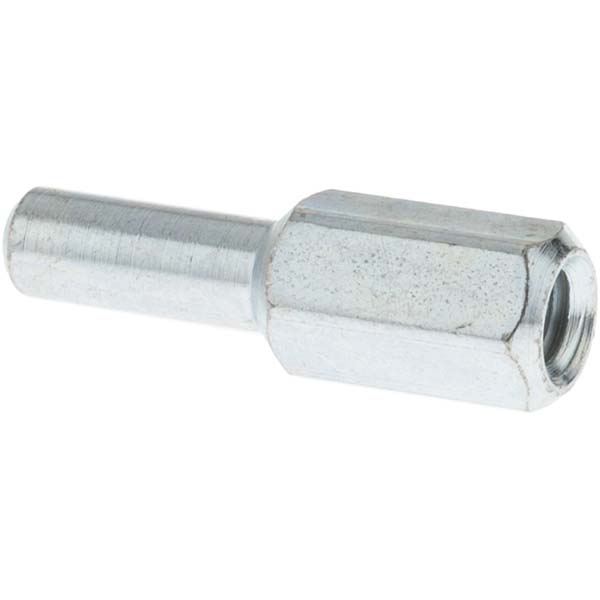 Flap Wheel Adapter - 5/8" Shank Length" x 1/4" Shank Dia, 1/4-20 Thread