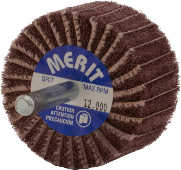 Merit Abrasives 2" Diam x 1" Face Width, Extra Fine Aluminum Oxide