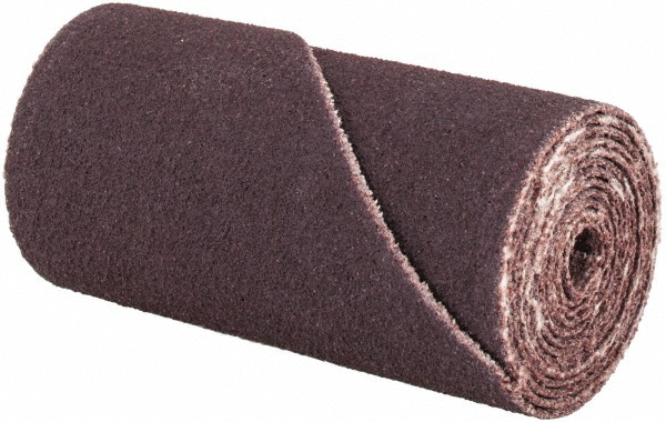 Merit Abrasives Straight Cartridge Roll: 3/4" Max Dia, 1-1/2" OAL, 120 Grit, Aluminum Oxide - 1/8" Pilot Hole, Fine Grade | 100-Pack