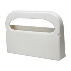 2 Qty 1 Pack 500 Capacity White Plastic Toilet Seat Cover Dispenser