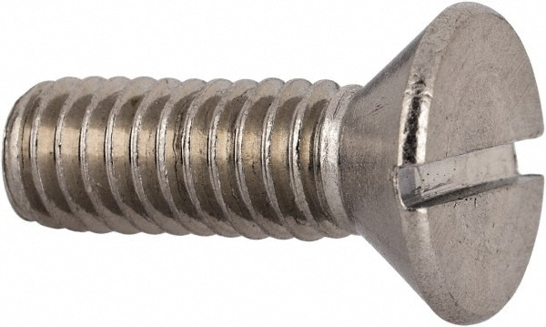 Value Collection R56001718 Machine Screw: 5/16-18 x 1", Flat Head, Slotted Image