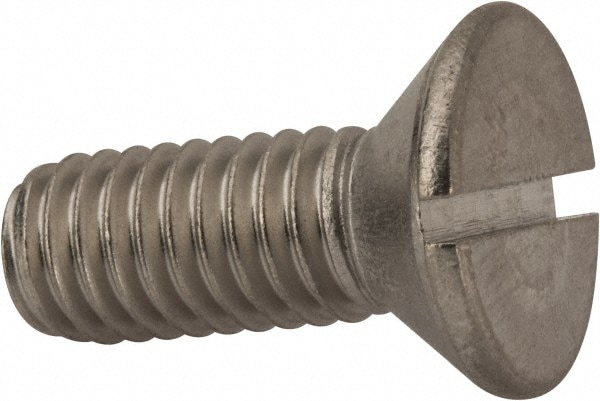 Value Collection R56001736 Machine Screw: 3/8-16 x 1", Flat Head, Slotted Image