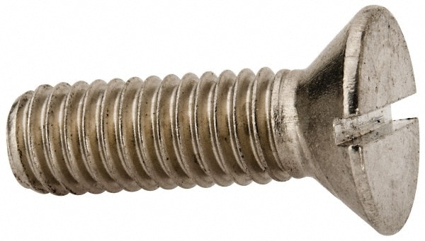 Value Collection R56001738 Machine Screw: 3/8-16 x 1-1/4", Flat Head, Slotted Image