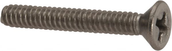Value Collection W57336PS Machine Screw: #6-32 x 1", Flat Head, Phillips 