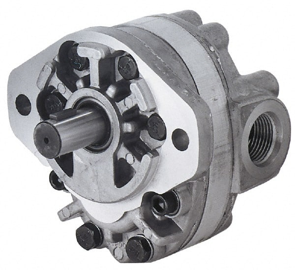 Parker H39AA2A 7.3 GPM, 1-1/6-12 UNF-2B SAE Inlet Size, 2,500 RPM, 3/4" Shaft Diam, SAE A Mount, Hydraulic Gear Pump 