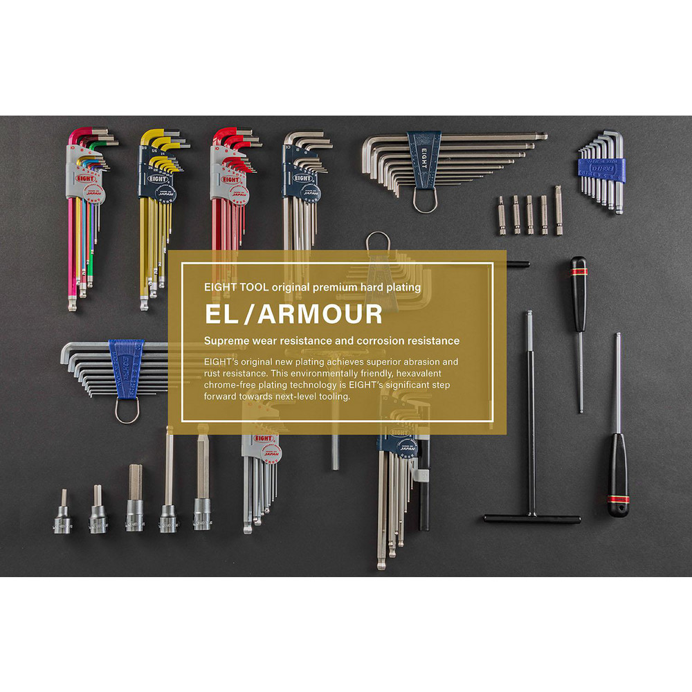 Eight Tool - Hex Key Sets: Ball End: Yes; Handle Type: T-Handle ...