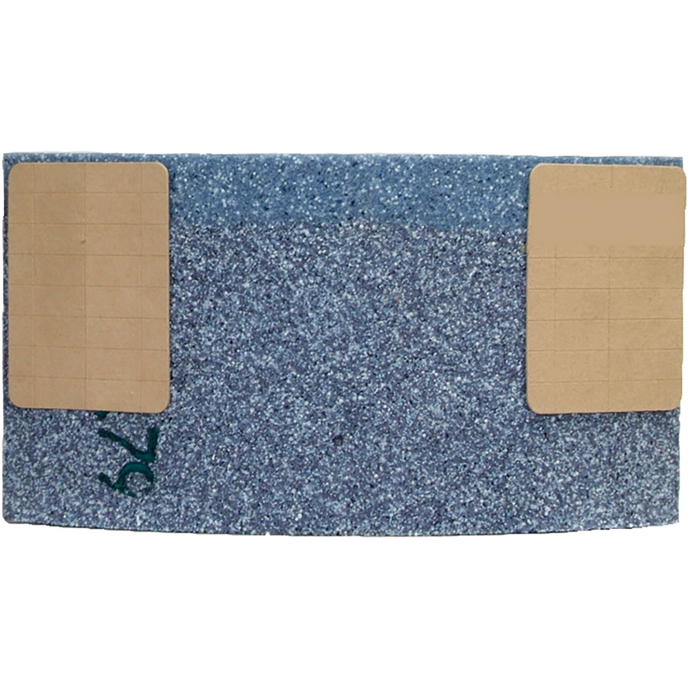 Surface Grinding Segment: 11-1/4" Wide, 6" High, 2-1/4" Thick - Ceramic, 30 Grit, Hardness G, Blue Print ME30777