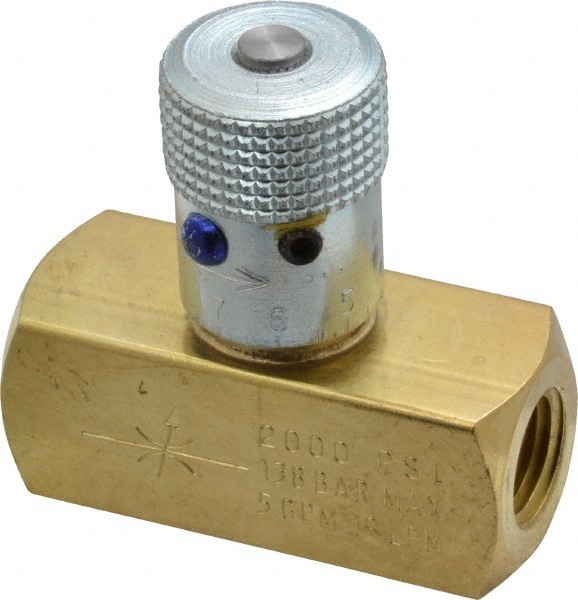 Parker - 5 GPM 1/4 Inlet Brass Hydraulic Control Valve - 09635848 - MSC ...