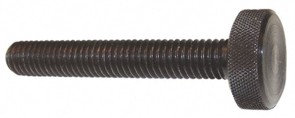 C-12L14 Steel Thumb Screw: #10-24, Knurled Head