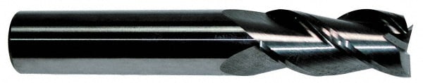 Accupro 12182268 Square End Mill: 1 Dia, 2 LOC, 1 Shank Dia, 6 OAL, 3 Flutes, Solid Carbide Image