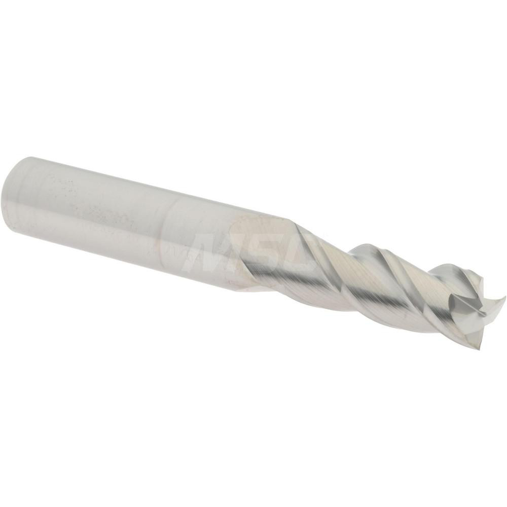 Accupro Square End Mill 21/64'' Dia, 7/8'' LOC, 3/8'' Shank Dia, 21