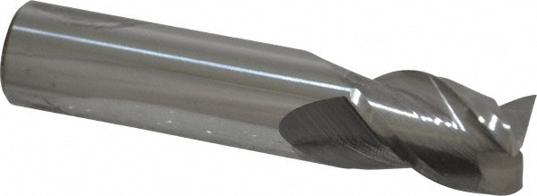 Accupro 12182193 Square End Mill: 5/8 Dia, 7/8 LOC, 5/8 Shank Dia, 3 OAL, 3 Flutes, Solid Carbide 