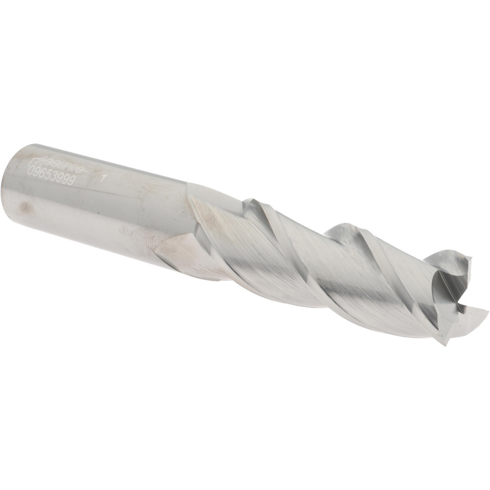 Accupro 12182232 Square End Mill: 1 Dia, 3 LOC, 1 Shank Dia, 6 OAL, 3 Flutes, Solid Carbide Image