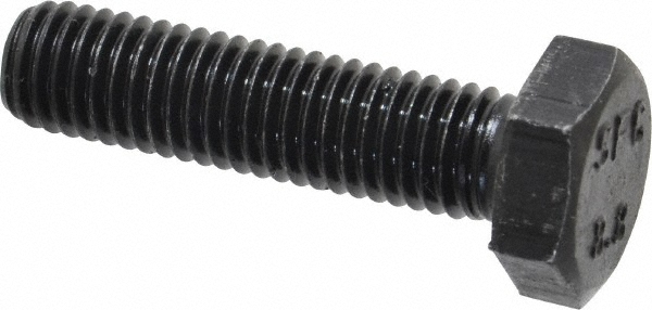 Value Collection 643076PR Hex Head Cap Screw: M10 x 1.50 x 40 mm, Grade 8.8 Steel, Uncoated Image