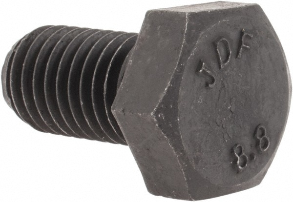 Hex Head Cap Screw: M14 x 2.00 x 25 mm, Grade 8.8 Steel, Uncoated