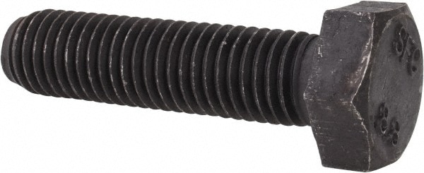 Hex Head Cap Screw: M14 x 2.00 x 55 mm, Grade 8.8 Steel, Uncoated