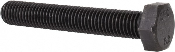 Hex Head Cap Screw: M14 x 2.00 x 90 mm, Grade 8.8 Steel, Uncoated