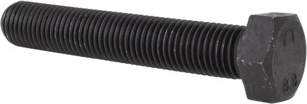 Hex Head Cap Screw: M20 x 2.50 x 120 mm, Grade 8.8 Steel, Uncoated