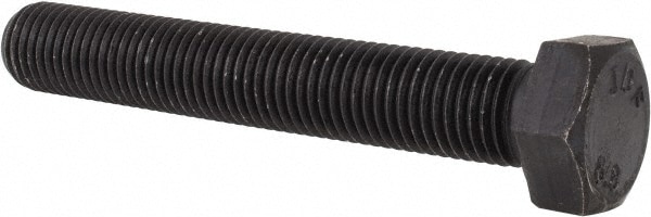 Hex Head Cap Screw: M20 x 2.50 x 130 mm, Grade 8.8 Steel, Uncoated