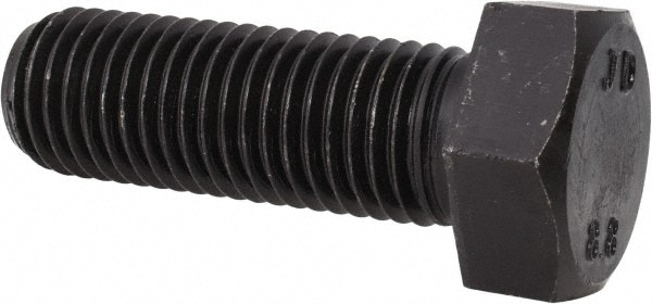 Hex Head Cap Screw: M24 x 3.00 x 70 mm, Grade 8.8 Steel, Uncoated
