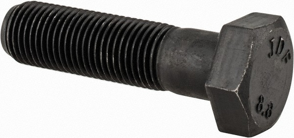 Value Collection 644217PS Hex Head Cap Screw: M12 x 1.25 x 45 mm, Grade 8.8 Steel, Uncoated Image