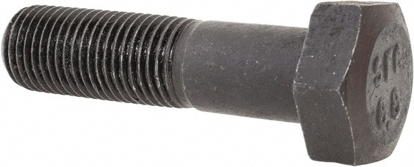 Hex Head Cap Screw: M14 x 1.50 x 55 mm, Grade 8.8 Steel, Uncoated