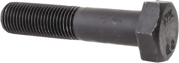 Hex Head Cap Screw: M14 x 1.50 x 65 mm, Grade 8.8 Steel, Uncoated