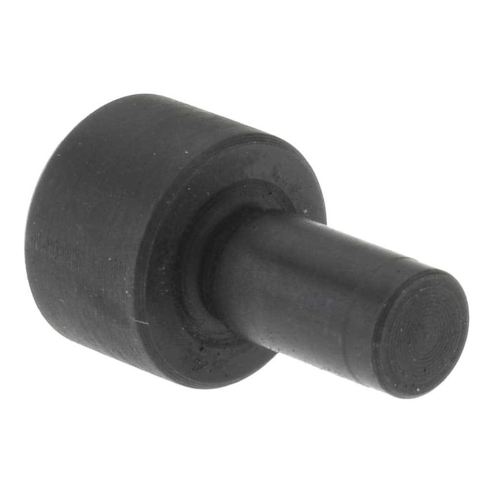 15/32" OAL, 1/4" Head Height, 3/8" OD, Low Carbon Steel, Ground, Press Fit Rest Button