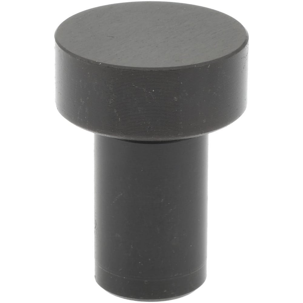 23/32" OAL, 1/4" Head Height, 5/8" OD, Low Carbon Steel, Ground, Press Fit Rest Button