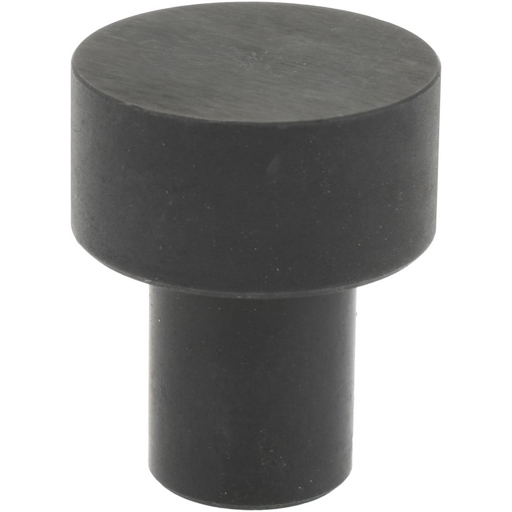 1-1/32" OAL, 7/16" Head Height, 7/8" OD, Low Carbon Steel, Ground, Press Fit Rest Button