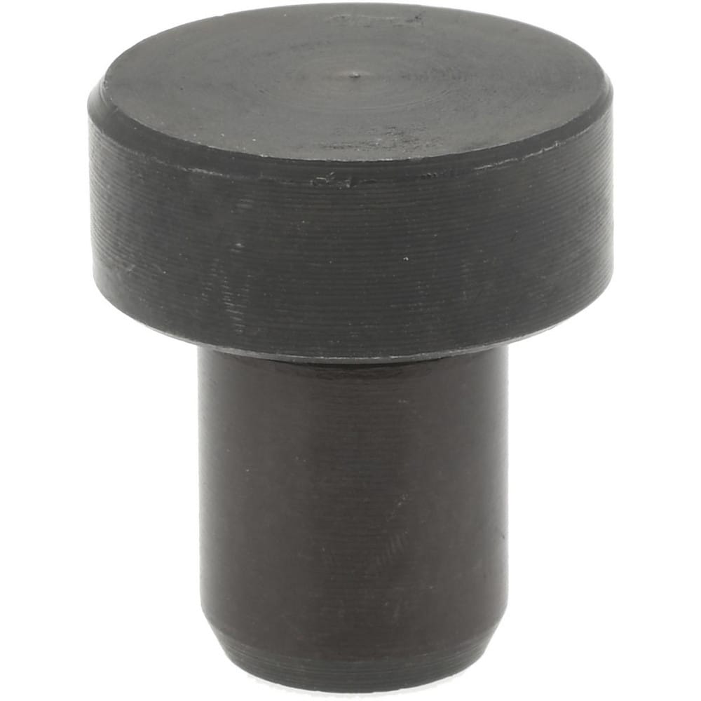 23/32" OAL, 1/4" Head Height, 5/8" OD, 52100 Steel, Unground, Press Fit Rest Button