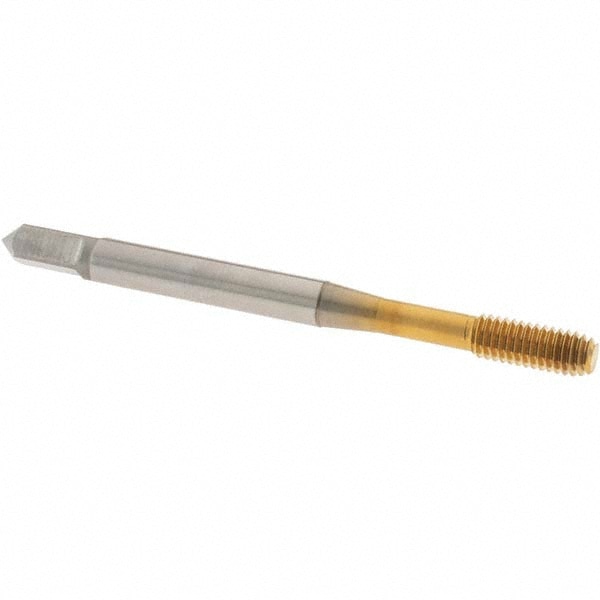 Thread Forming Tap: #8-36 UNF, Modified Bottoming, Cobalt, TiN Coated